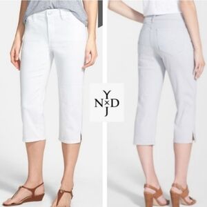 NYDJ Lift Tuck Technology White Crop Jean Pants
